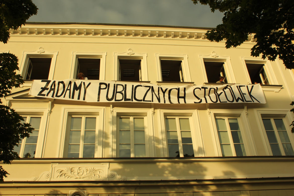 Protest okupacyjny studentów na UW