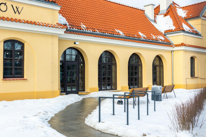 Dawny dworzec Warszawa Wilanów po remoncie