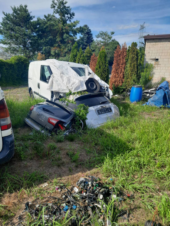  Ukradli mitsubishi z Niemiec, ukrywali je na posesji w Radzyminie. Grupa „Skorpion” zatrzymała złodziei auta