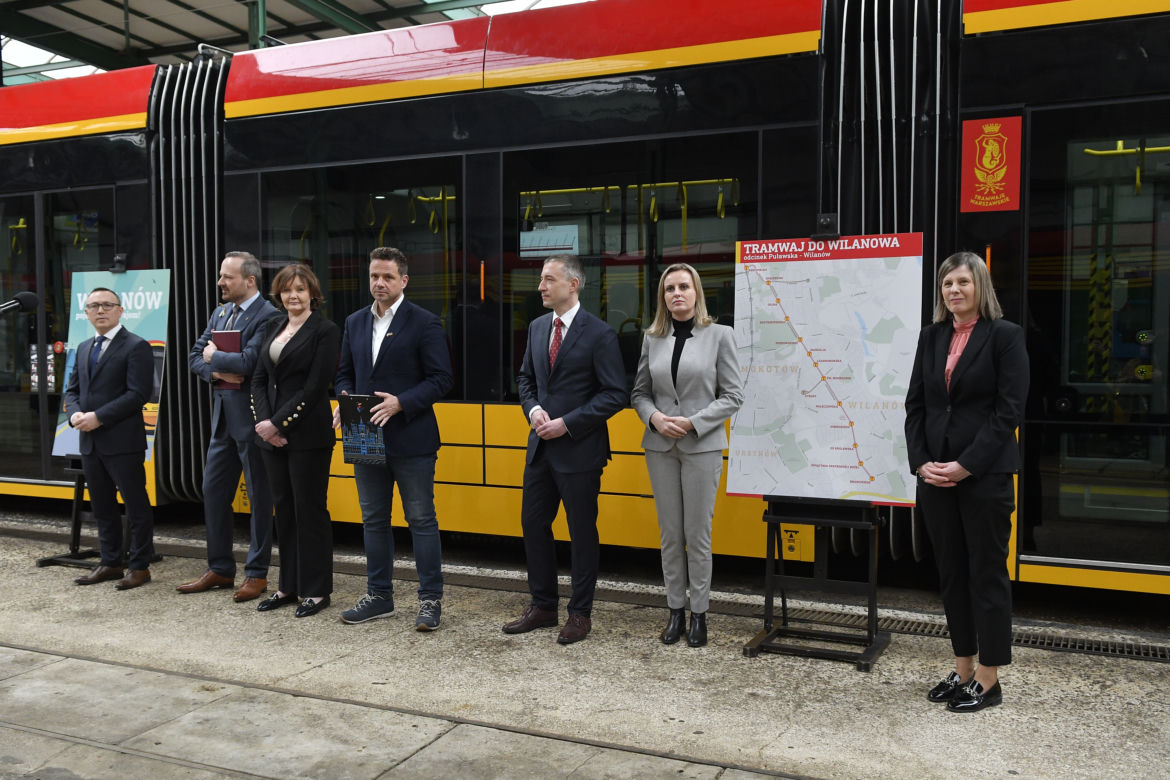 W pół godziny z Wilanowa do centrum. Umowa na nową trasę tramwajową podpisana