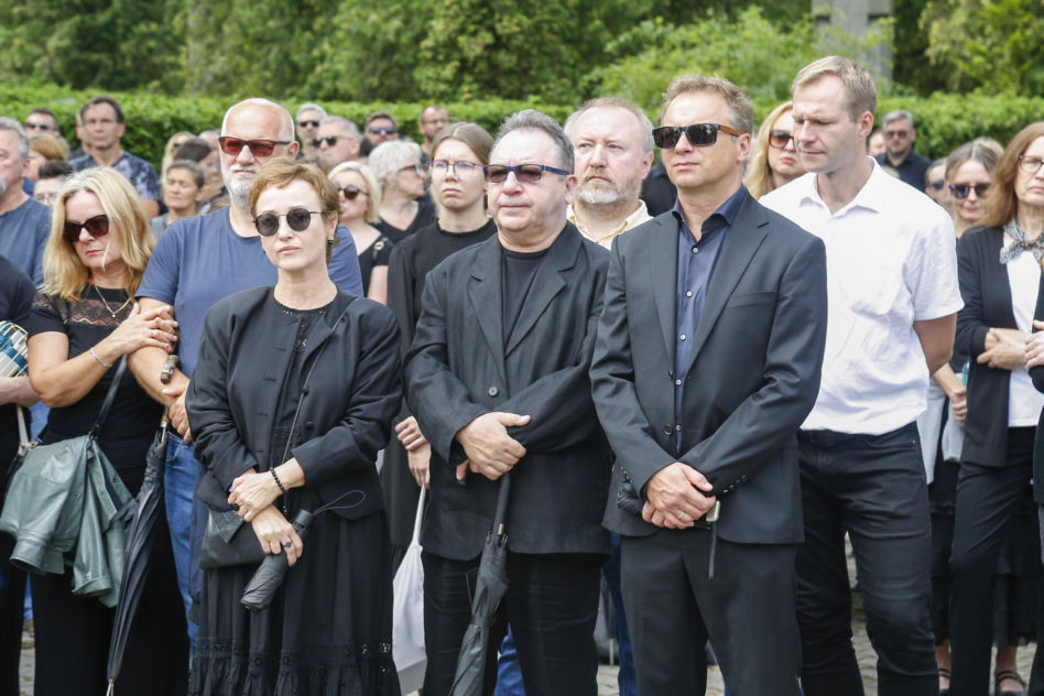 Gabriela Muskała boso na pogrzebie Joanny Kołaczkowskiej