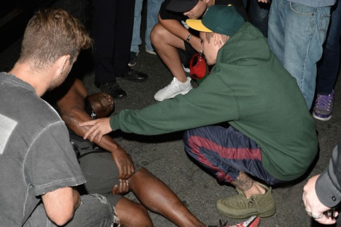 Justin Bieber potrącił człowieka samochodem wracając z kościoła