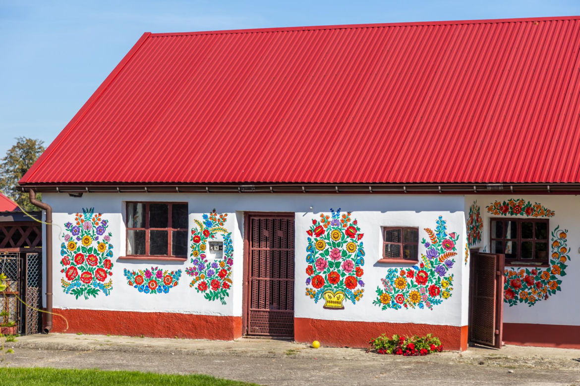 Zalipie - malowane chaty