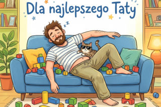 Śmieszna kartka elektroniczna na Dzień Ojca