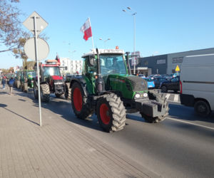 Protest rolników w Grudziądzu