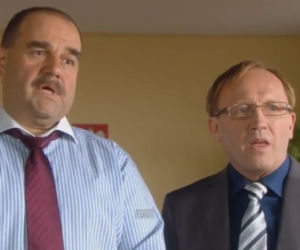 Ranczo 8 sezon odc. 94. Senator Kozioł (Cezary Żak), Czerepach (Artur Barciś)