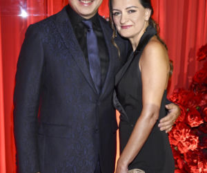 Krzysztof Gawkowski z żoną