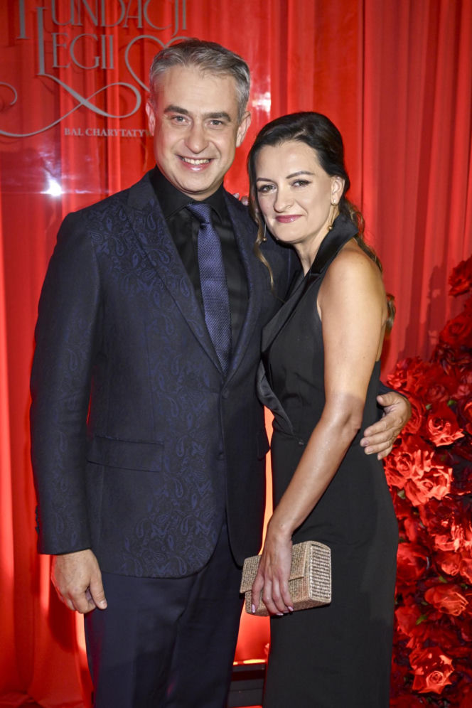 Krzysztof Gawkowski z żoną