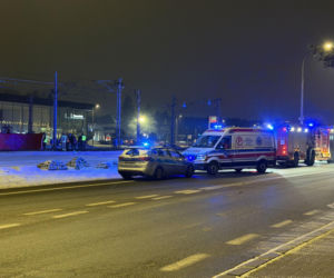 Śmiertelne potrącenie pieszej przez pociąg na Patriotów