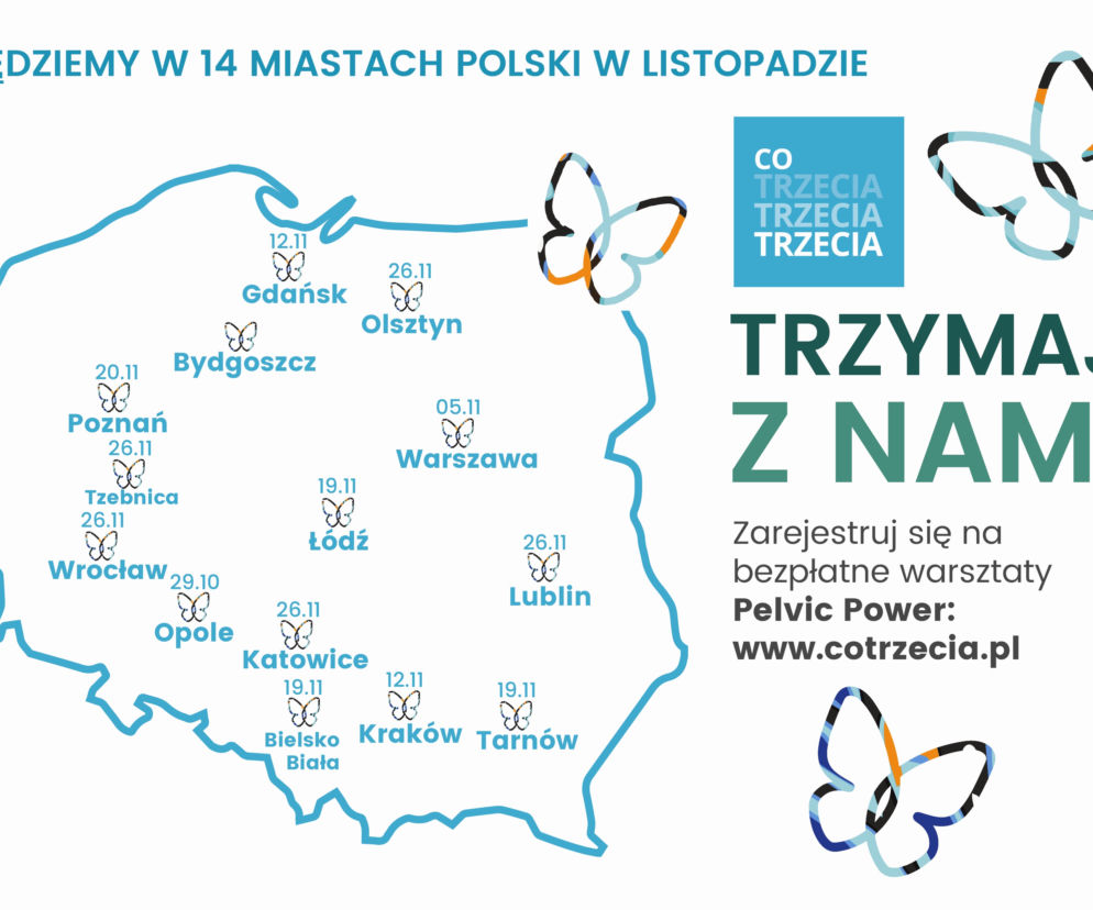 „Co trzecia” – rusza ogólnopolska kampania zachęcająca do profilaktyki mięśni dna miednicy
