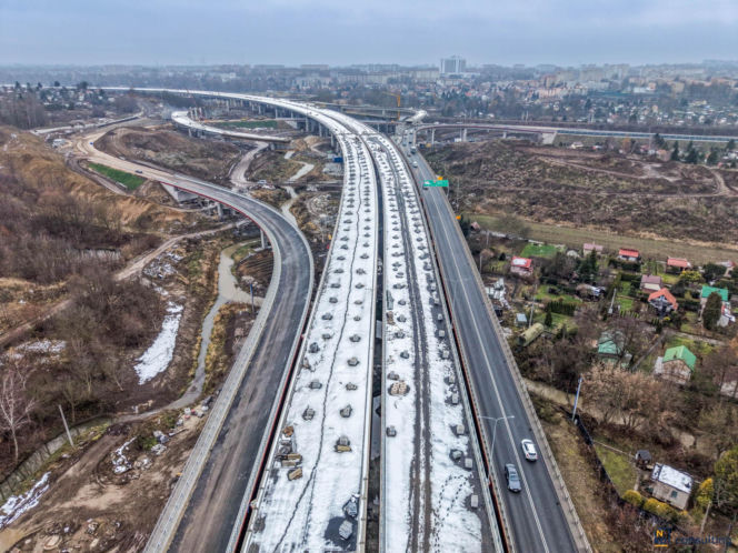 Budowa węzła Mistrzejowce na S7 w Krakowie