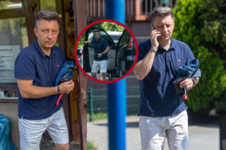 Oszczędny europoseł przyjechał do Warszawy skrócić spodnie. Dworczyk zada szyku!  [ZDJĘCIA]