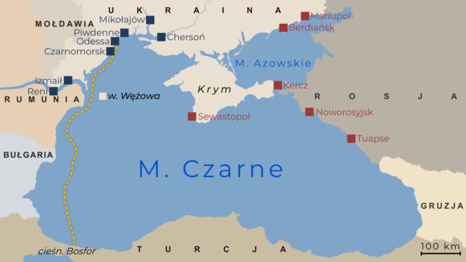 Flota, która schodzi z kursu. Ukraiński MON podsumowuje straty Rosji na Morzu Czarnym