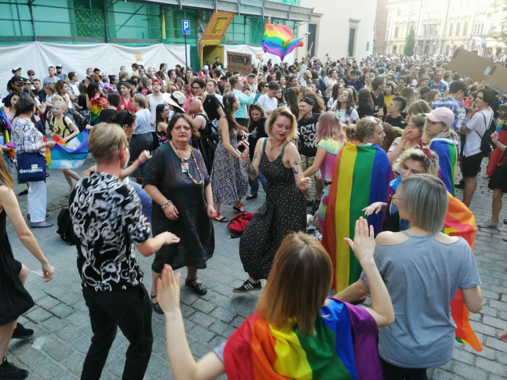 Wieczór poparcia dla LGBT w Krakowie