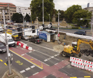 Remont pl. Jana Pawła II we Wrocławiu 