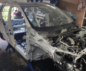 Rozłożony na części Nissan Qashqai skradziony w Legionowie