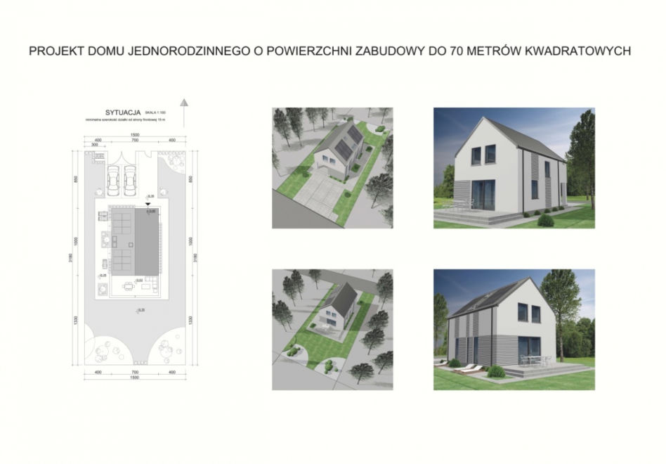 Konkurs na projekt domu o powierzchni do 70 metrów kwadratowych: wyniki