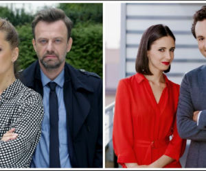 Oko za oko. Izabela Gryc (Kaja Walden), Konstanty Litwicki (Maciej Kosmala), Anna Wysocka (Dominika Łakomska), Maciej Wysocki (Łukasz Konopka)