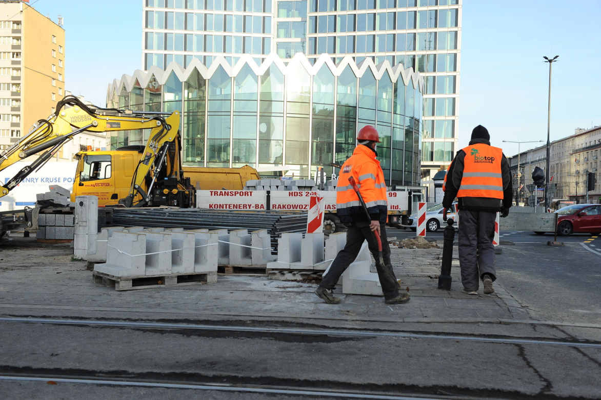 Tak wygląda centrum Warszawy przed Marszem Niepodległości