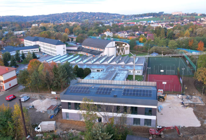 Tak wygląda Branżowe Centrum Umiejętności w Brzesku. Trwają prace wykończeniowe