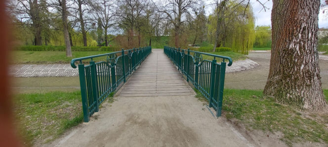 Kładka przed remontem