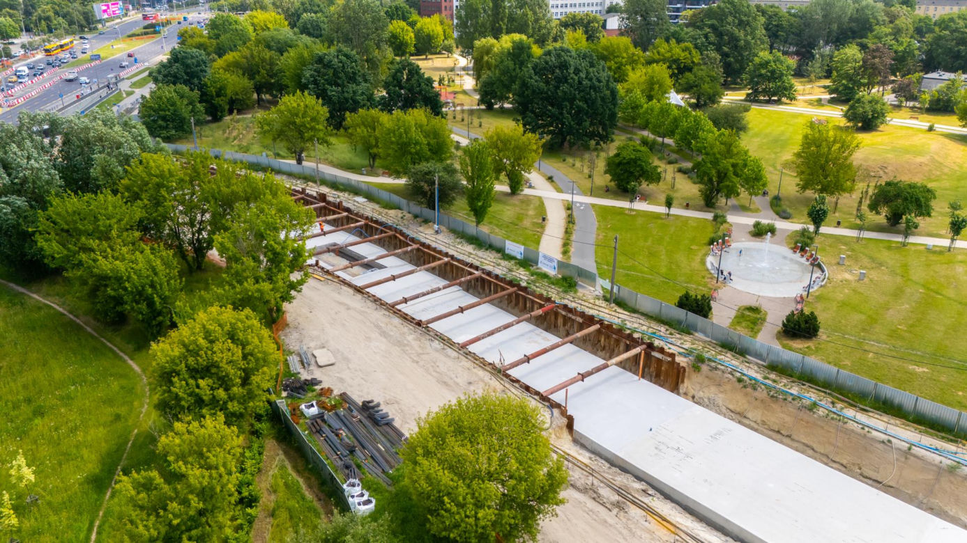 Budowa tramwaju do Dworca Zachodniego od strony Ochoty