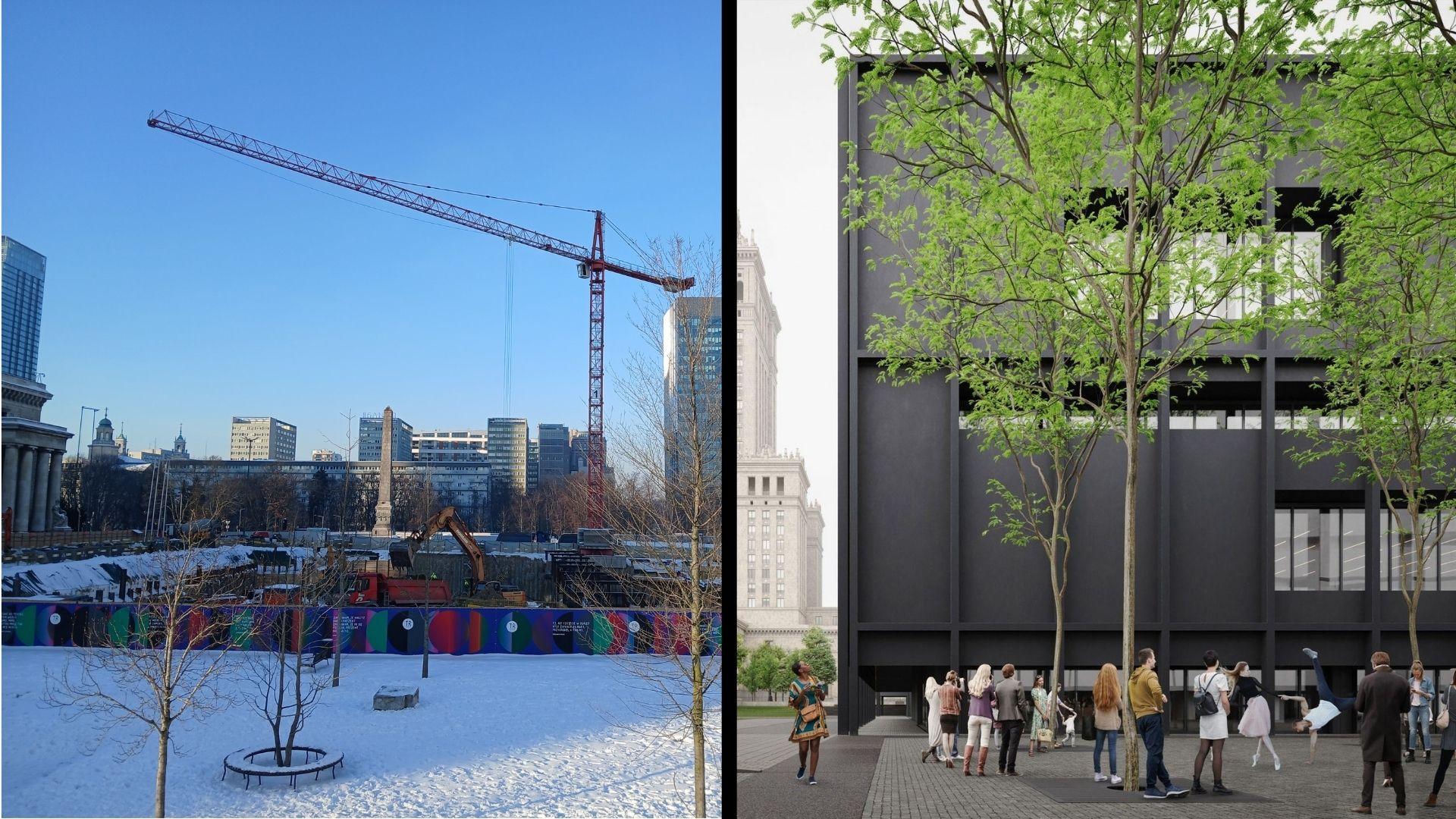 Budowa teatru TR Warszawa