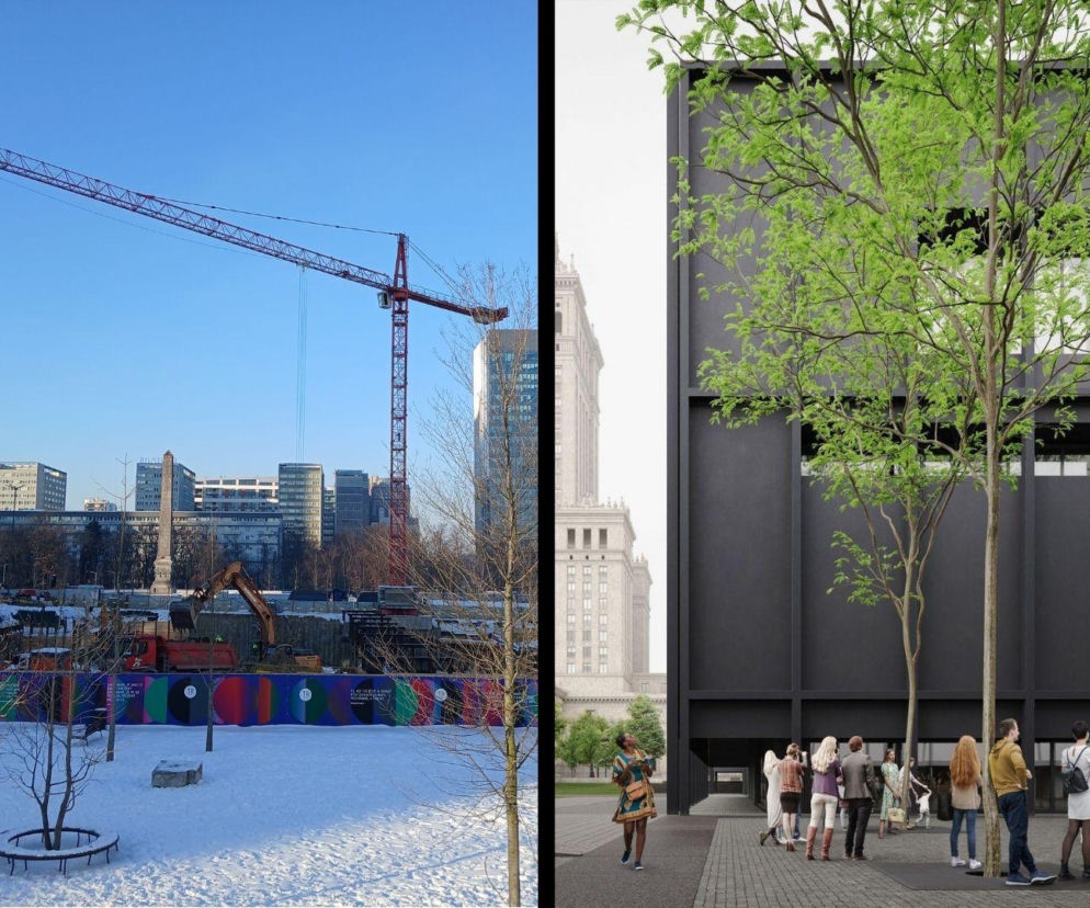 Teatr TR Warszawa. Budują podziemia, potem płynnie przejdą do części nadziemnej