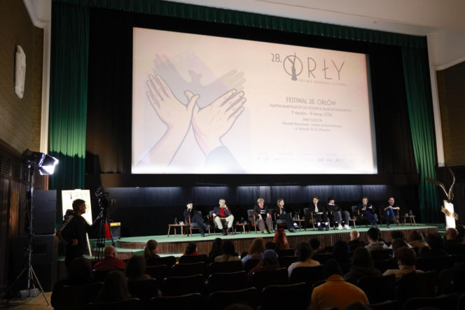 Iga Lis na pokazie filmu "Bałtyk"