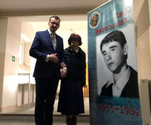 Mateusz Morawiecki z żoną w kinie