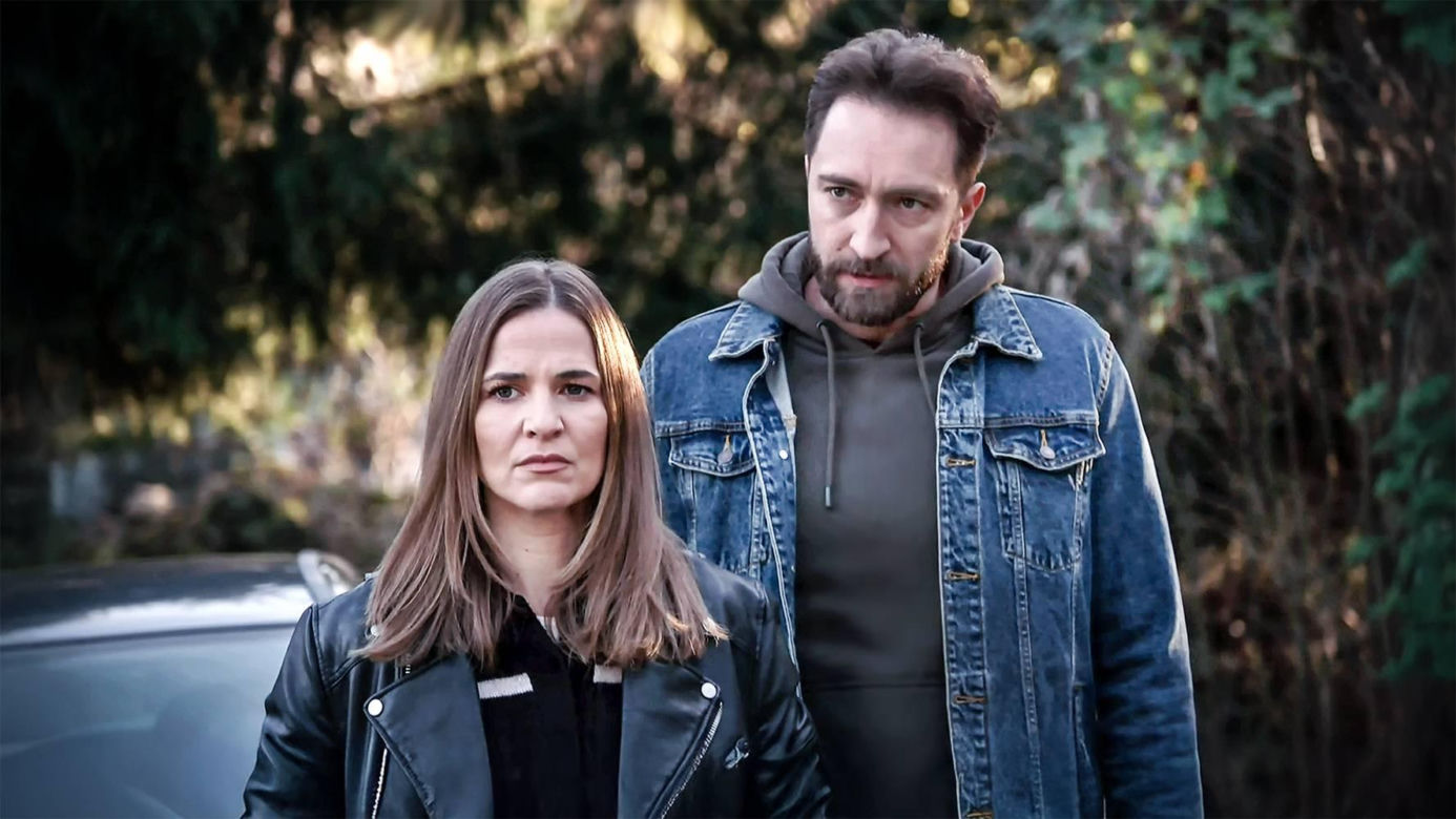 	Pierwsza miłość odc. 3938. Marta (Honorata Witańska), Arek (Dariusz Wieteska)