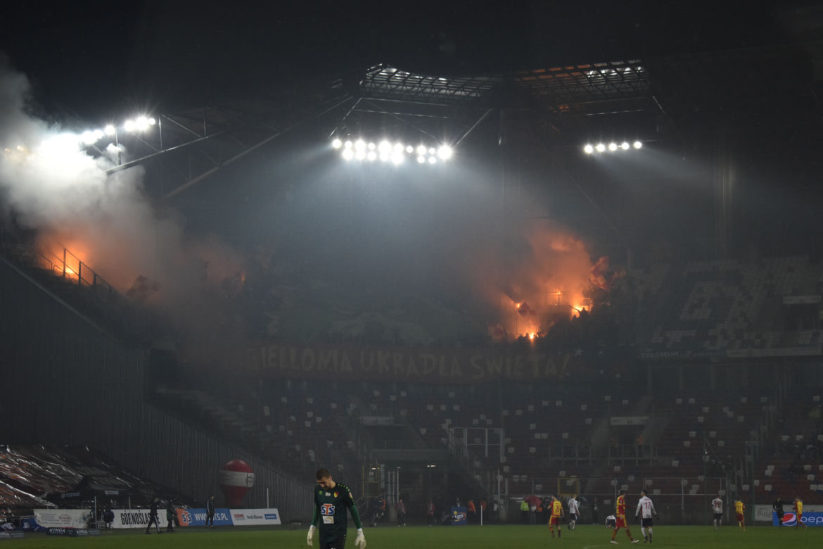 Górnik wygrywa wysoko na koniec roku. Jagiellonia pokonana na Arenie Zabrze [ZDJĘCIA KIBICÓW]