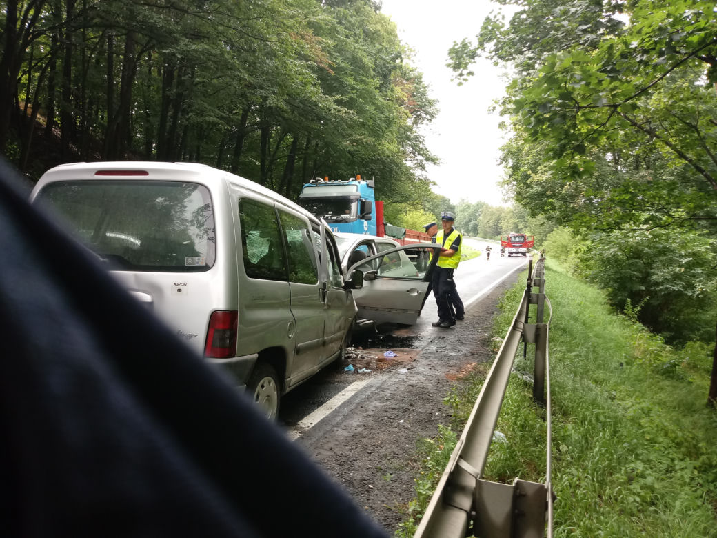 Śmiertelny wypadek na krajowej 15