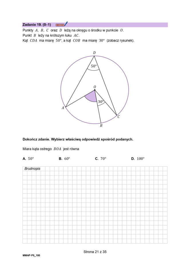 arkusz maturalny CKE - matematyka podstawowa