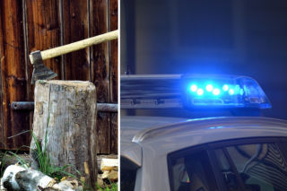 Ruszył z siekierą na policjantów! Chwilę wcześniej groził krewnym. Szokujące sceny w Starogardzie Gdańskim