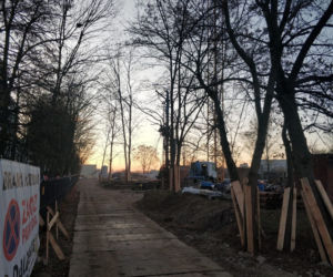Budowa nowego lidla w Warszawie