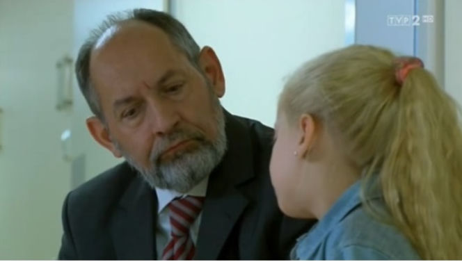 	M jak miłość odc. 1095. Basia (Gabriela Raczyńska), Stefan (Zbigniew Waleryś)