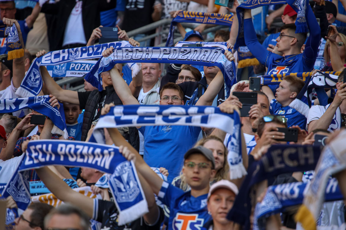 Tak bawili się kibice na meczu Lech Poznań - Jagiellonia Białystok