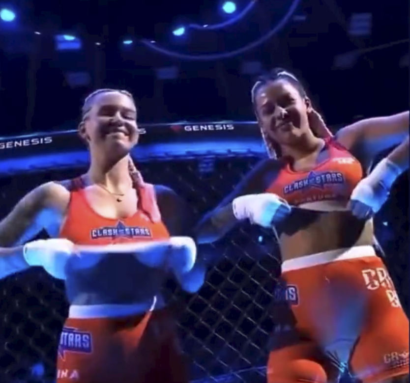 zawodniczki MMA po walce