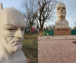 Najdziwniejsze pomniki w Świętokrzyskiem. Kaloryfer, Batman i Pingwin przyciągają turystów