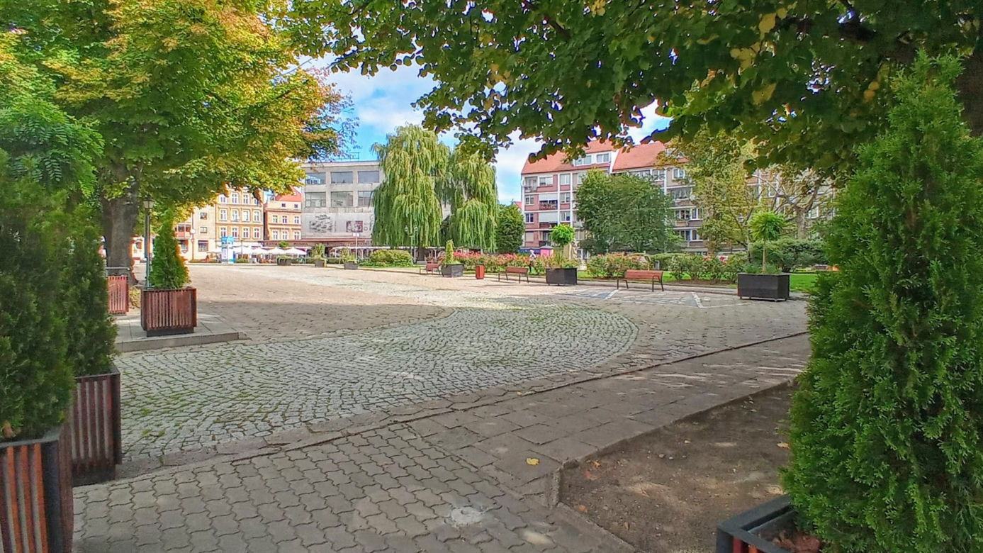 Plac Orła Białego w przeddzień rozpoczęcia przebudowy