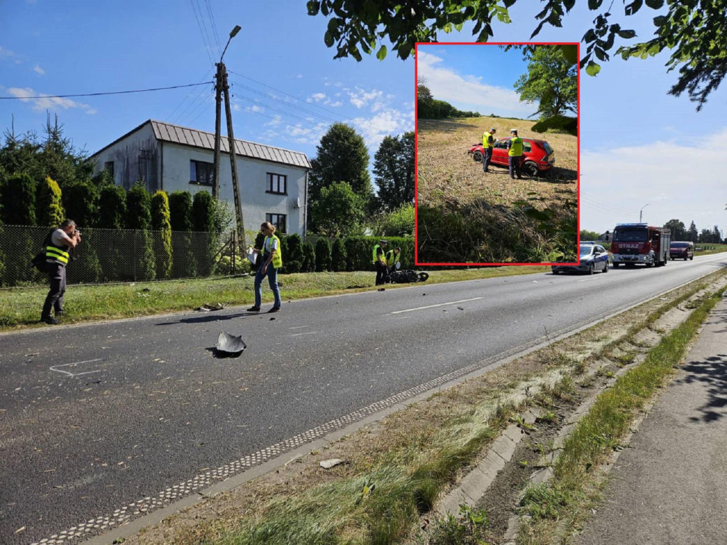 Tragiczny wypadek w Podzamku Golubskim pod Golubiem-Dobrzyniem
