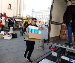 Warszawa w pierwszych dniach po rosyjskiej inwazji na Ukrainę