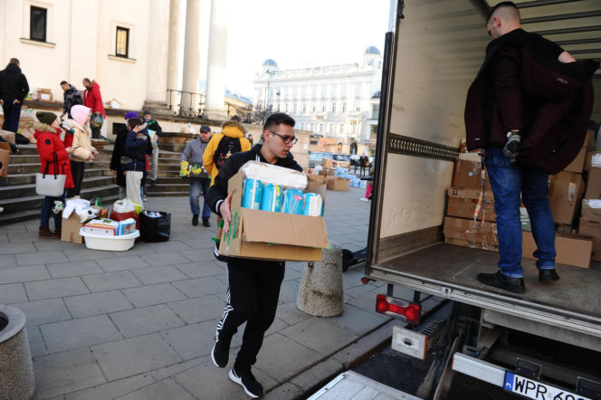 Warszawa w pierwszych dniach po rosyjskiej inwazji na Ukrainę