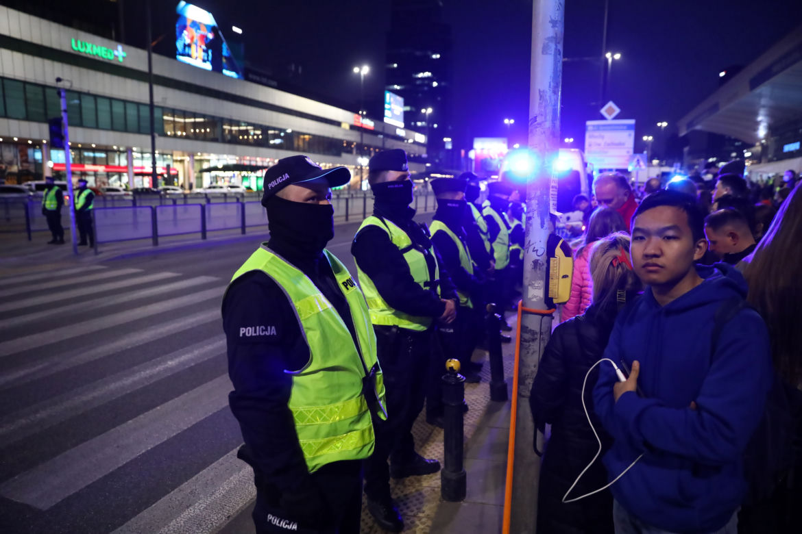 Dziki tłum przywitał Joe Bidena pod Marriottem 