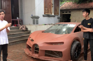Zbudowali Bugatti Chiron z gliny. Ty też możesz, jeśli masz za dużo czasu