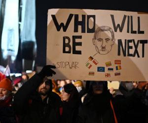 Solidarni z Ukrainą. Wielki wiec w Gdańsku