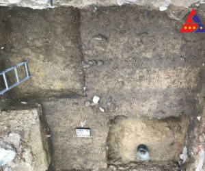 Prace archeologiczne na ruinach zamku w Nowym Sączu