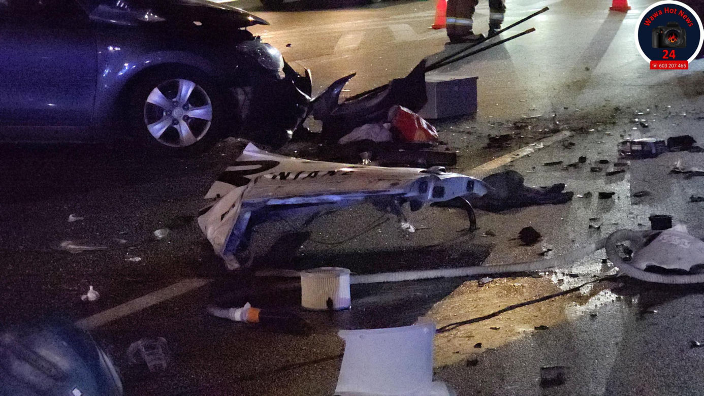 Wypadek na Wisłostradzie. Poszkodowane 6 osób, w tym dzieci