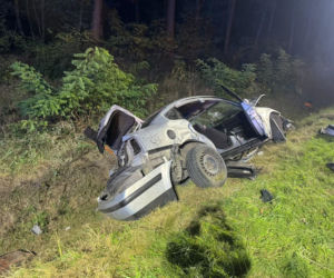 Wypadek w Michałowie. W rozbitym aucie była rodzina z dzieckiem